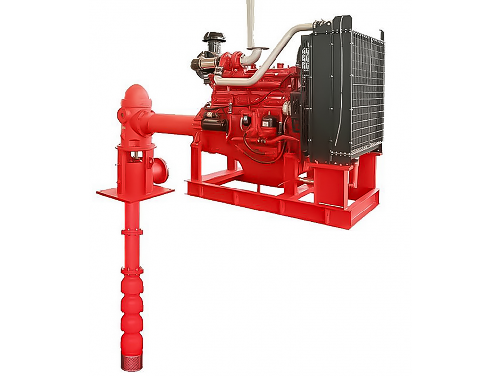 เครื่องสูบน้ำดับเพลิง Vertical Turbine Fire pump
